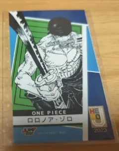 ワンピース ジャンプショップ ミニブロマイド ゾロ