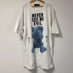 milk boyNEVER SEE NO EVIL テディベア Tシャツ