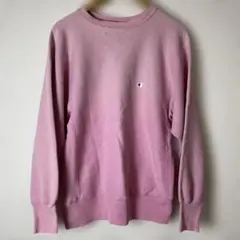 90s Champion チャンピオン リバースウィーブ ピンク USA製　L