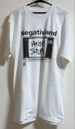 美品】桃太郎ジーンズ 出陣 2本線 ボックスロゴ Tシャツ 白 L 日本製 