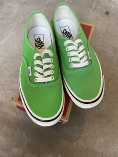 新品VANS オーセンティック 44 DX アナハイム 廃盤モデル 緑 26.5