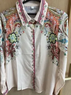 お値下げペイズリー柄 長袖シャツ