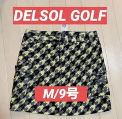 新品■デルソルゴルフ■レディース　 M/9号　裏地付　カーゴ　スカート　ゴルフ