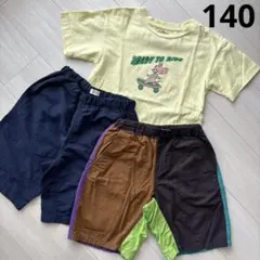 Tシャツ　ハーフパンツ　3着まとめ売り　140
