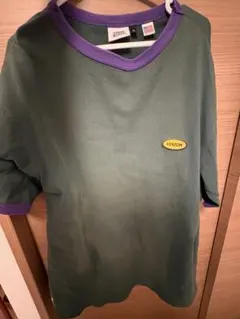 VISION ロゴ Tシャツ 半袖 パープル グリーン