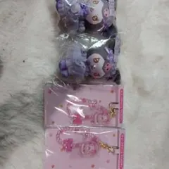 m*a様 ♡サンリオ最新一番クジ♡マイメロ＆クロミ♡メイド風♡チャーム＆マスコッ