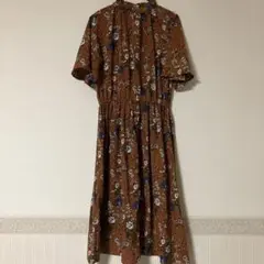 フラワープリント ワンピース F 美品のサムネイル