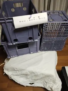 プラスチック製 通函　3個セットx3組　（合計９個 ）
