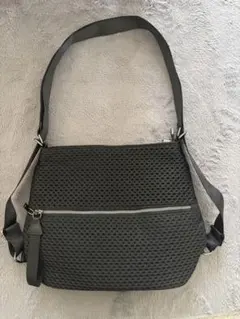 メッシュ素材 ショルダーバッグ ブラック 未使用品