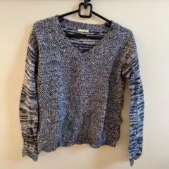 ケーブルニット セーター