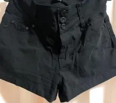 SURVE ブラックショートパンツ ウエスト64cm
