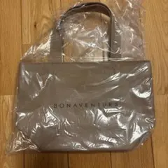 【新品タグ付き】BONAVENTURA グレージュ　トートバッグ