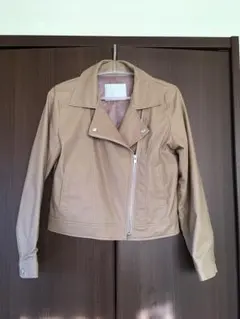 美品 セシルマクビー ライダースジャケット