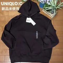 新品未使用 【UNIQLO:C】スウェットオーバーサイズプルパーカ