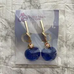 新品 未使用《Liquem》セーラームーン チェリーイヤリング 青 変身ブローチ