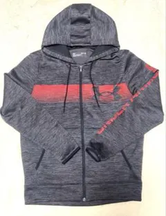 Under Armour 中綿パーカー グレー/レッド 165 アンダーアーマー