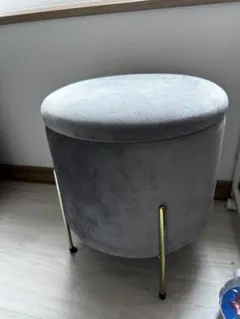 フットスツール マカロン 猫脚 ベルベット アフタヌーンティー