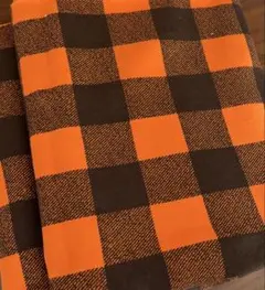 《ニット生地》 裏毛ニット ☆ブロックチェック☆ キバジの倉庫さん