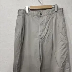 ドッカーズ　チノパン　ワイド　タック　アメリカ古着　W 34 3832