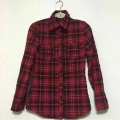 値引き！！EMSEXCITE赤チェックシャツ