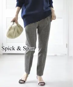 ✼美品✼ スピックアンドスパン 両面起毛 ストレッチ あたたか パンツ