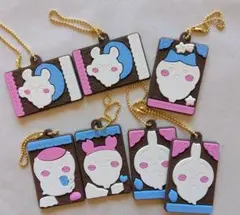 ちいかわ☆キャラパキ☆ラバーマスコット☆キーホルダー ・7個セット