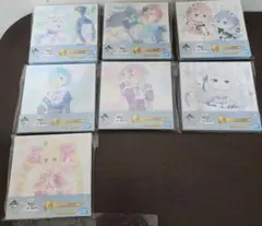 リゼロ　一番くじ　E賞　キャンバスボード　D賞フェイスタオル まとめ売り