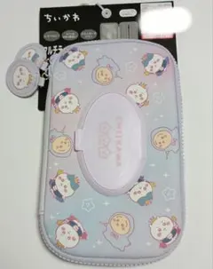 しまむら　ちいかわ マルチティッシュポーチ　淡紫のサムネイル