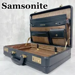 激レア】Samsonite サムソナイト アタッシュケース シルバー アルミ