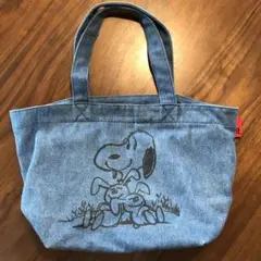 スヌーピー デニムバッグ ROOTOTE