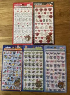 ボンボンドロップシール　5種セット