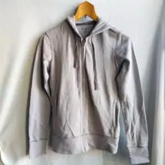 【未使用に近い】ユニクロ　パーカー　ボーダー　綿100%　Мサイズ　シンプル