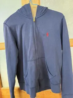 Polo Ralph Lauren ネイビー ジップアップパーカー