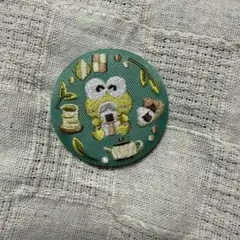 サンリオけろけろけろっぴ刺繍缶バッジ