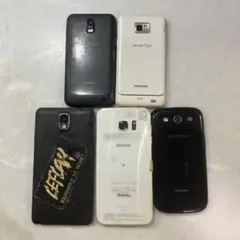 Samsung Galaxy まとめ売り ジャンク品 5台セット