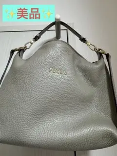 FURLA ショルダーバッグ グレー