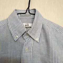 バンヒューゼン　 ボタンダウン 長袖シャツ 　90年代　古着　キッズ