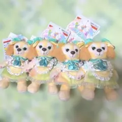 【新品タグ付き】カラフルハピネス　クッキーアンぬいぐるみバッジ4個セット