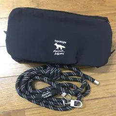 【新品未開封】トポロジー メゾンキツネ ストラップ　ブラック メゾンキツネ×トポロジー ボトルバッグ ストラップ セット