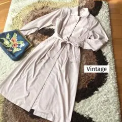 ⭐️レトロ古着　ピンク　コート⭐️昭和　ヴィンテージ トレンチ　アウター　春秋