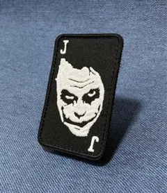 ジョーカー トランプデザイン 刺繍ミリタリーワッペン ベロクロ