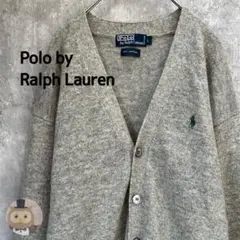 【人気カラー】ポロ ラルフローレン ウール ニット カーディガン 古着