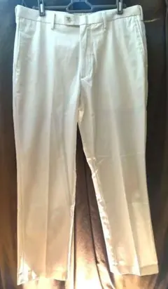 ユニクロ メンズL（W82×L73） オフホワイトドライノータックパンツ