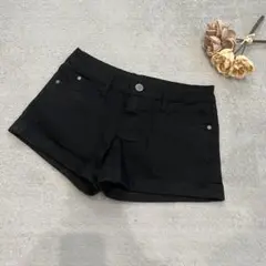 オゾック OZOC ショートパンツ ズボン ストレッチ素材 ブラック 36