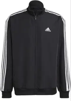 adidas トラックジャケット ブラック 3ストライプのサムネイル