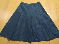 美品　OTTO　オットー　ツルツルっとしたしっかり素材　フレアースカート