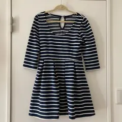 one way ボーダーワンピース　ミニワンピース　チュニック　レディース