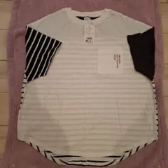 Heart Market ストライプ柄 半袖Tシャツ FREEサイズ