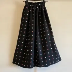 着物リメイク　ギャザースカート　ハンドメイド