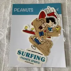 未使用 ジョイフル PEANUTS スヌーピー サーフィン ステッカーセット5枚
